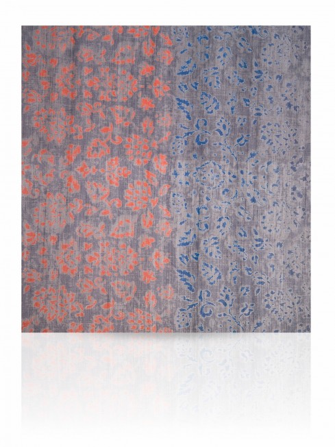 Палантин Женский SN-SAREE/ORANGE.BLUE